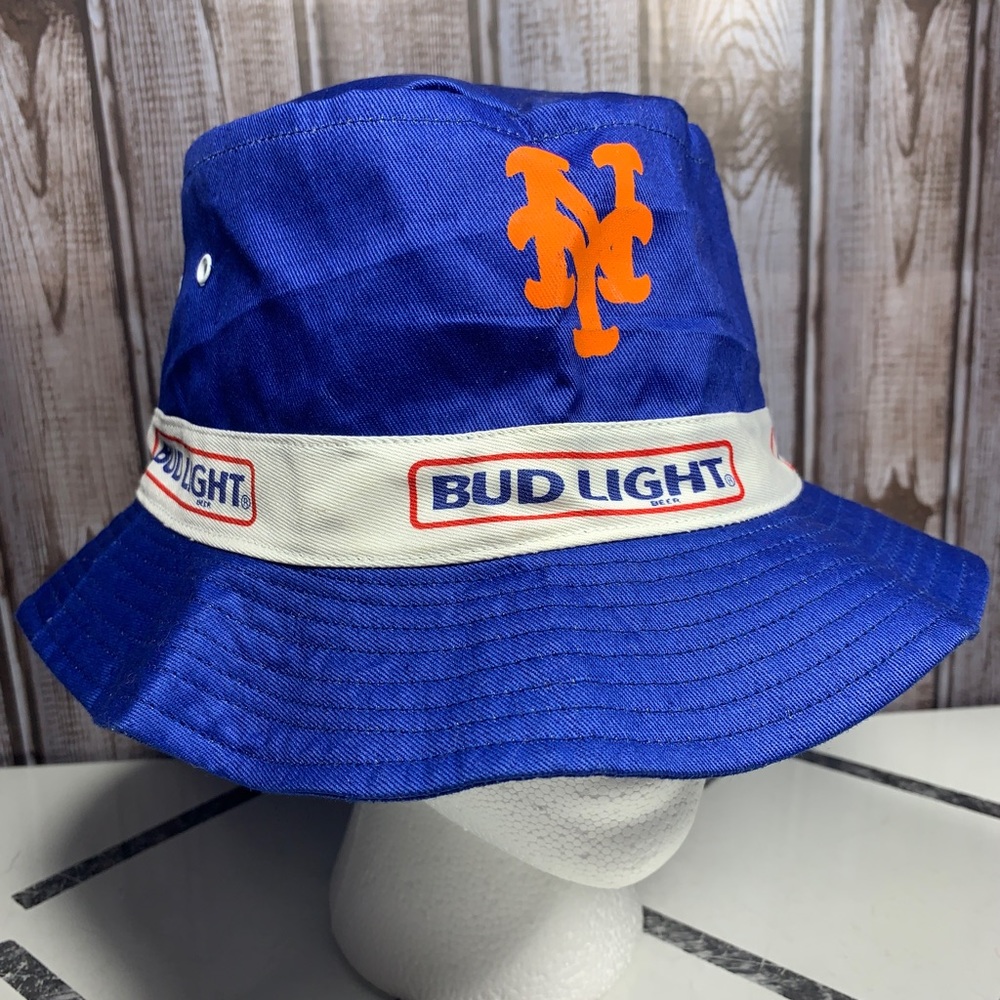 MLB New York Mets Bud Light Stadium Giveaway Bucket Hat Cap